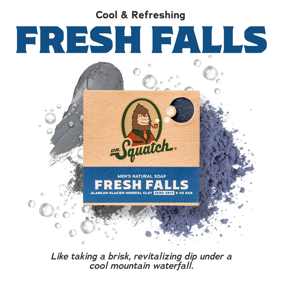 4-Pack Fresh Falls Natural Bar Soap - Premium Flavor-Bundle