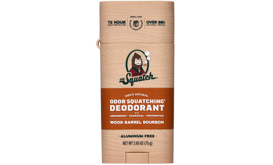 Wood Barrel Bourbon Deo Flask - Outdoor Mountain-Fresh