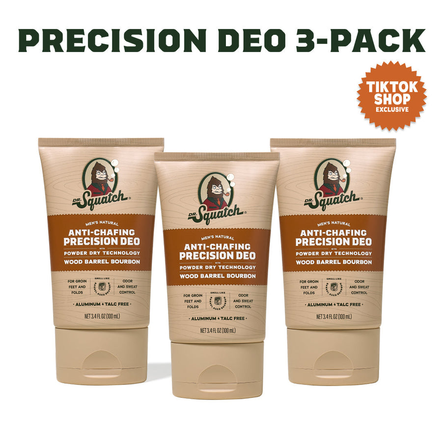 Precision Deo Wood Barrel Bourbon - 3-Pack - Clean Flavor-Bundle