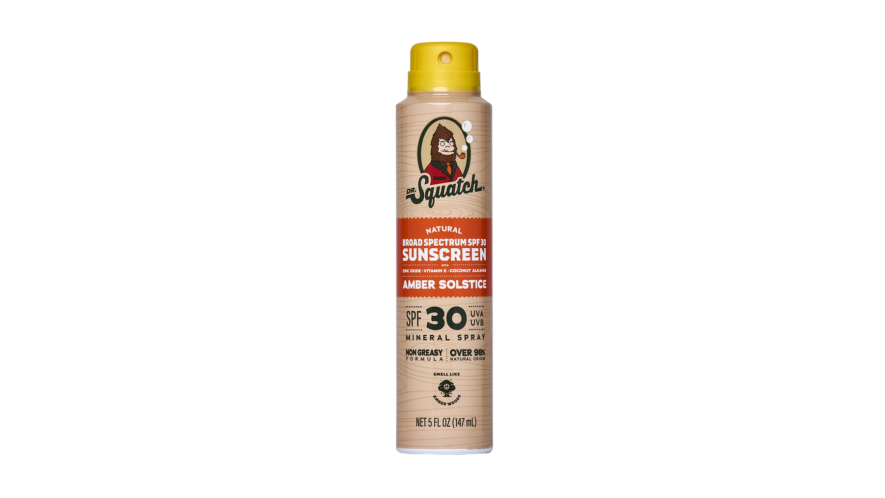 Dr. Squatch Spray Sunscreen | SPF 30 UVA/UVB Protection | Non-Greasy Mineral Sunscreen for Men - Patio Starter-Choice
