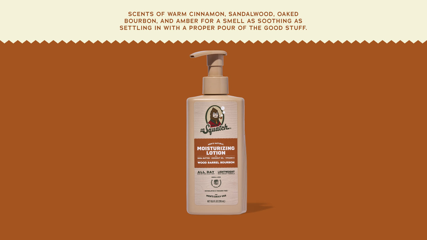 Wood Barrel Bourbon Lotion - Home Classic-Clean