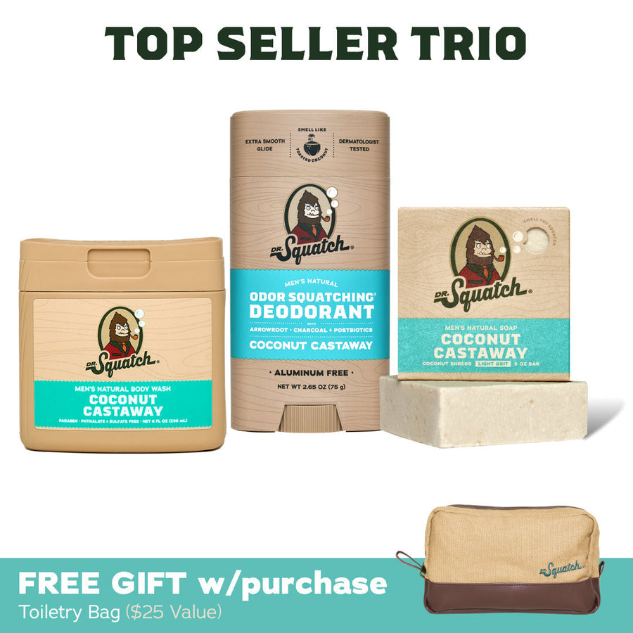 Soap, Deo, Body Wash + GWP Bag - Coconut Castaway - Weekend Sip-Starter