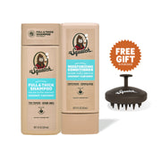 Dr. Squatch Hair Care Kit + Scalp Scrubber | Full & Thick Shampoo | Moisturizing Conditioner | Natural Products for Men - Comfort Starter-Collection
