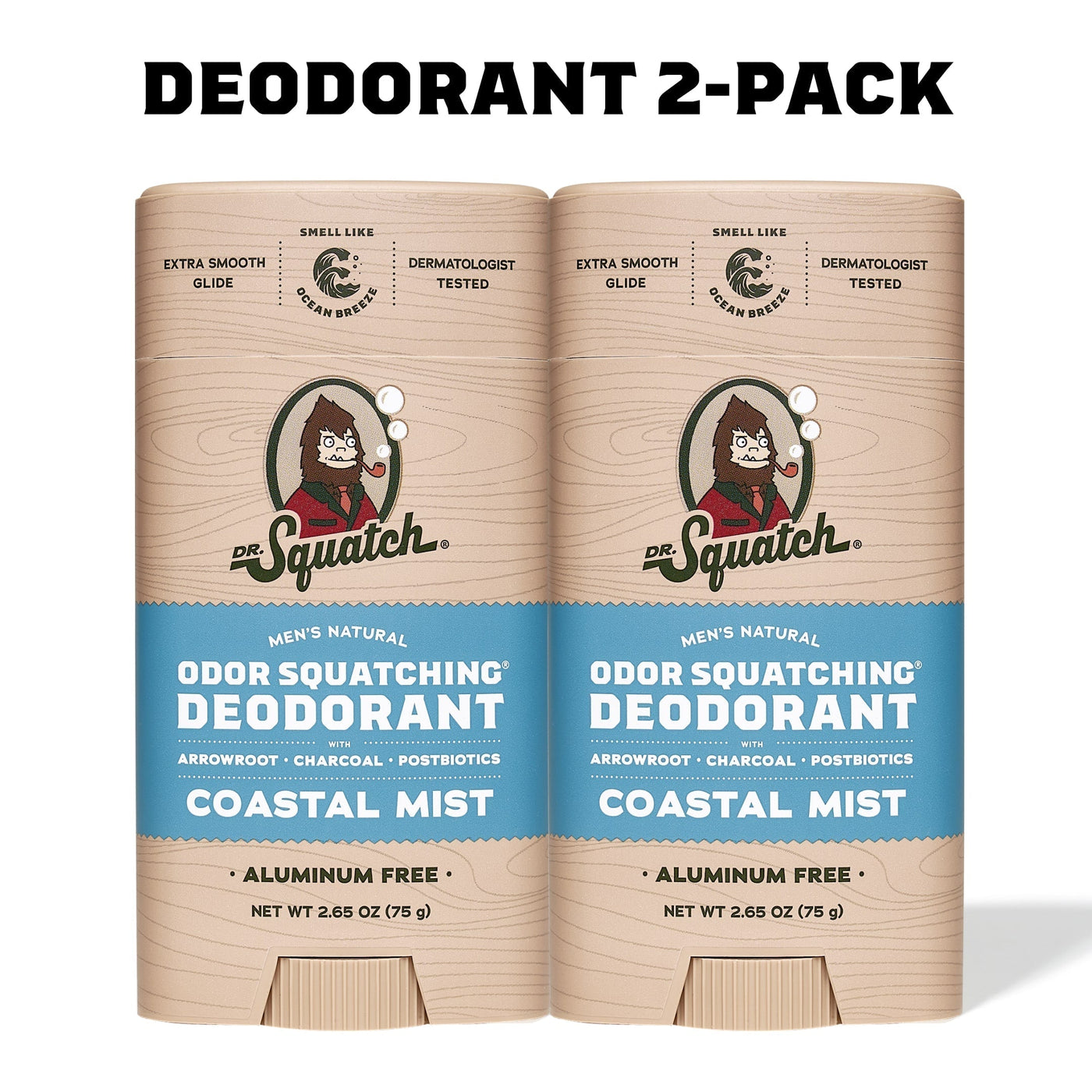 Coastal Mist 2-Pack Deodorant - Handy Bottle-Set