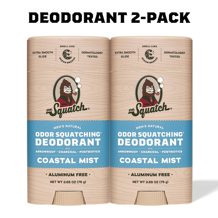 Coastal Mist 2-Pack Deodorant - Handy Bottle-Set