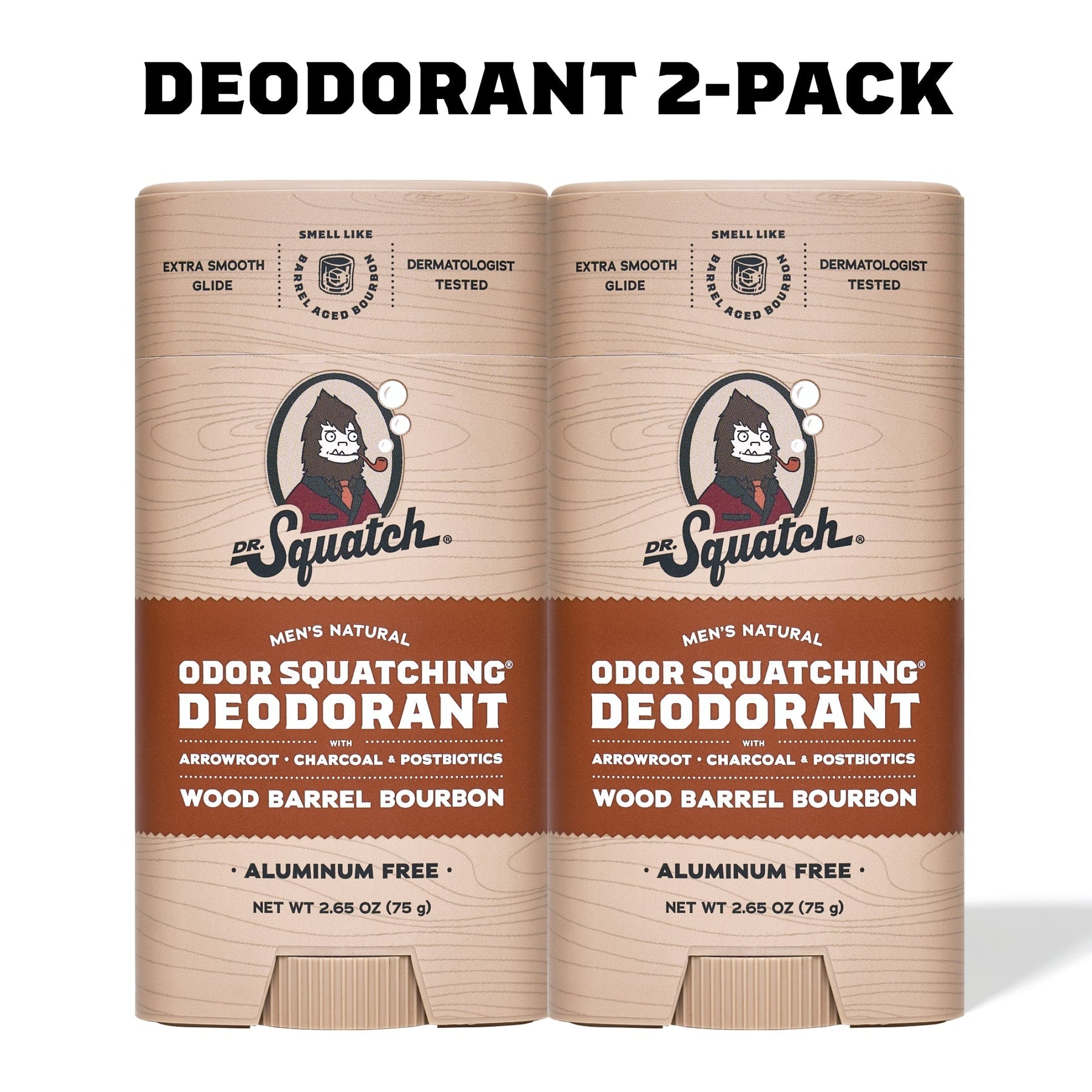 Wood Barrel Bourbon 2-Pack Deodorant - Urban Easy-Start