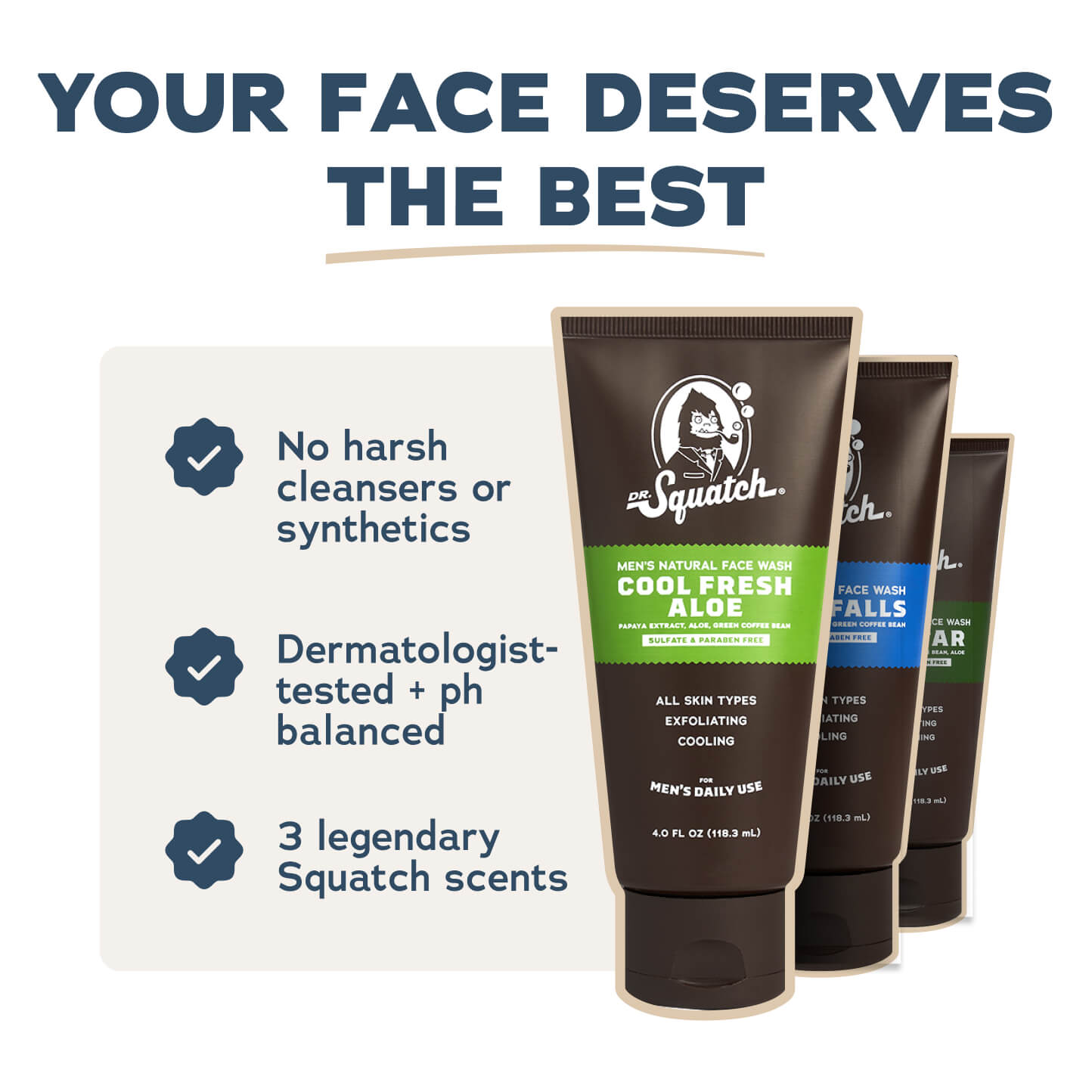 Face Wash 3-Pack - Trail Hydration-Bundle