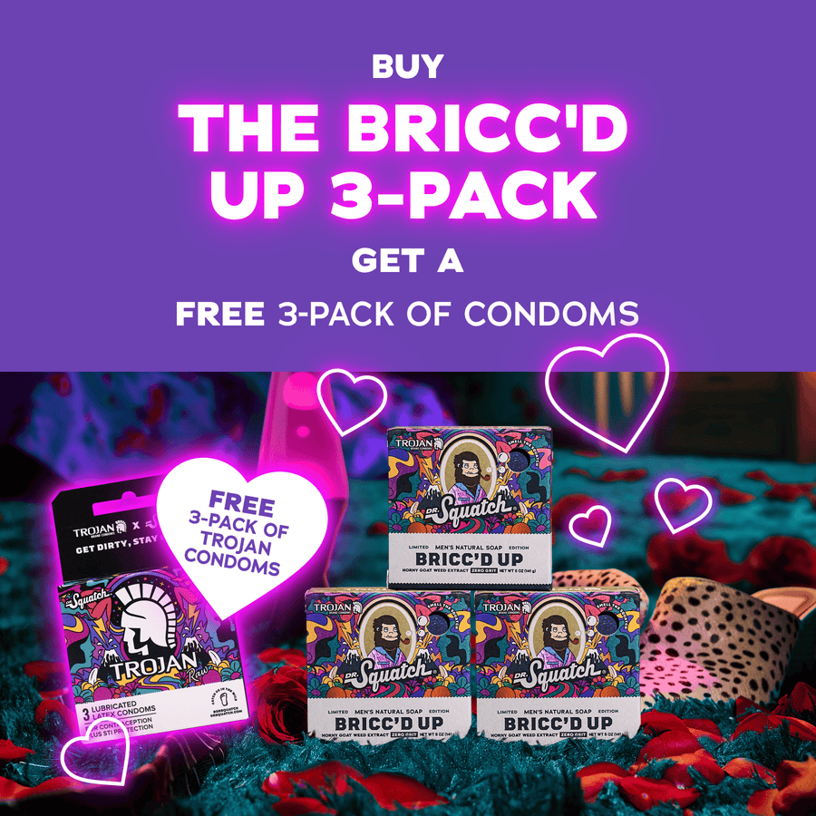 Bricc'd Up Condom 3-Pack - Daily Suds-Care