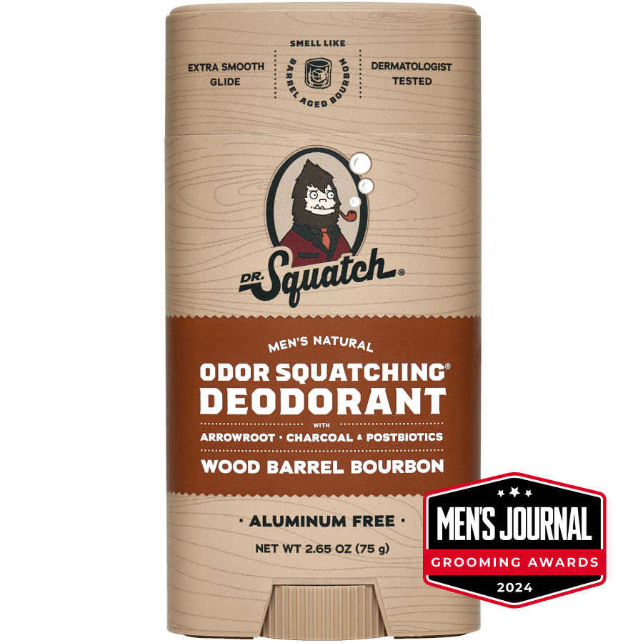 Essentials: Wood Barrel Bourbon Deodorant - Casual Clean-Routine