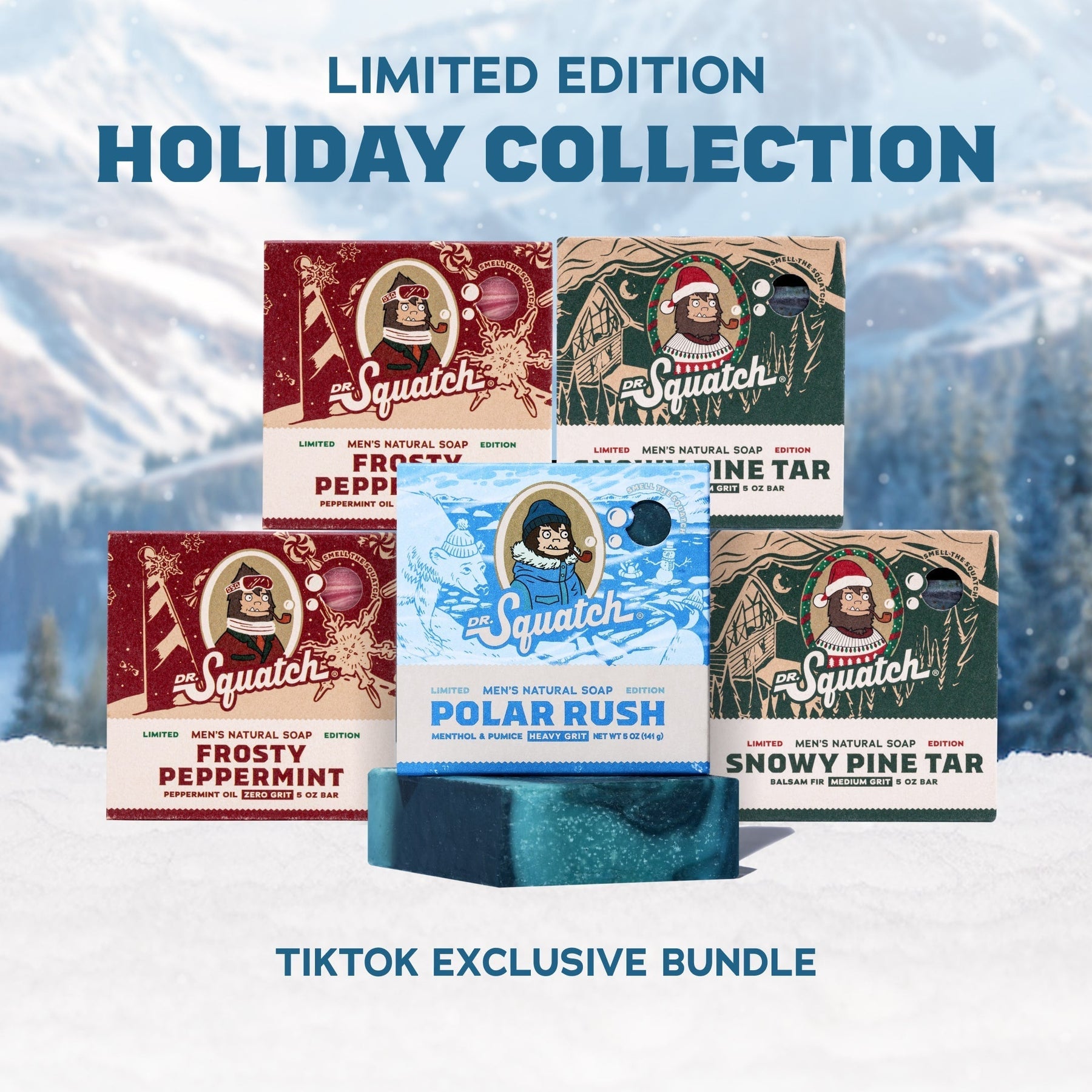 5-Pack Holiday Soap V2 - Relaxed Daily-Kit