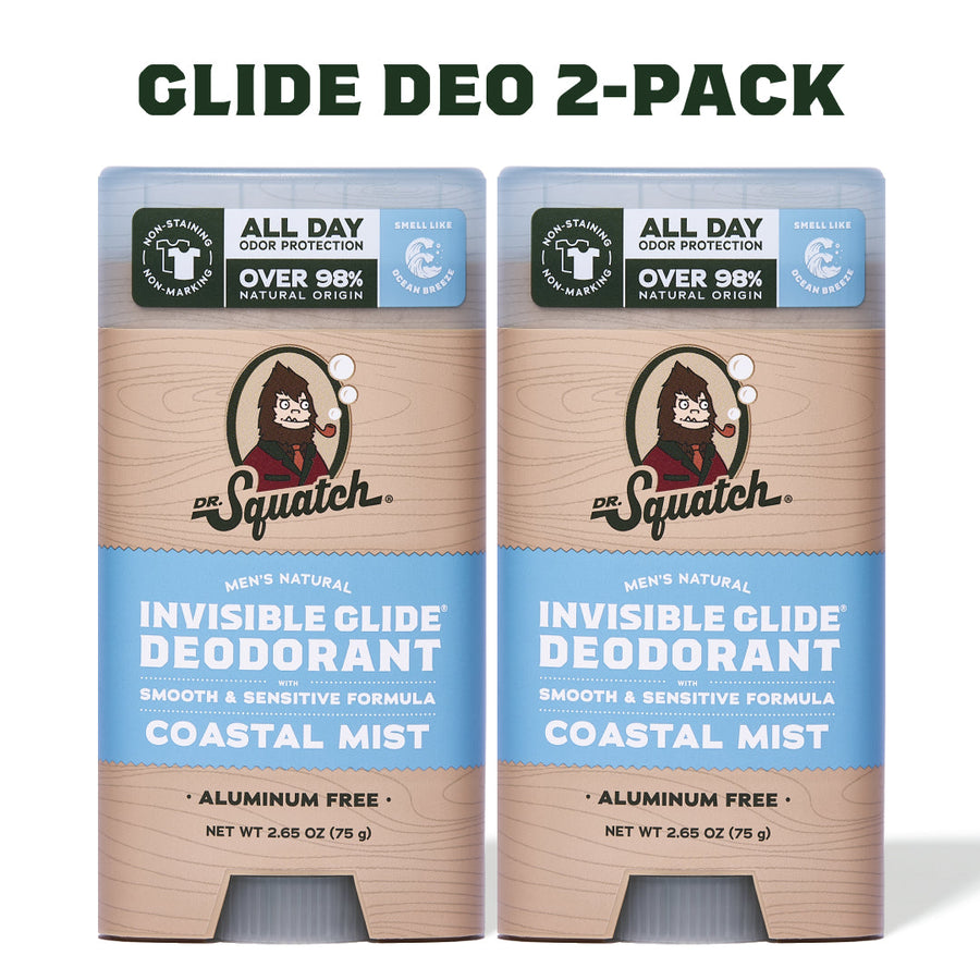Coastal Mist 2-Pack Invisible Glide Deo - Morning Bottle-Set