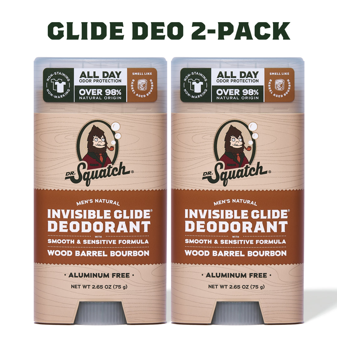Wood Barrel Bourbon 2-Pack Invisible Glide Deo - Camp Flavor-Starter