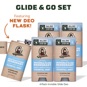 Coastal Mist IG Glide 4-Pack + Deo Flask - Chilled Easy-Bundle