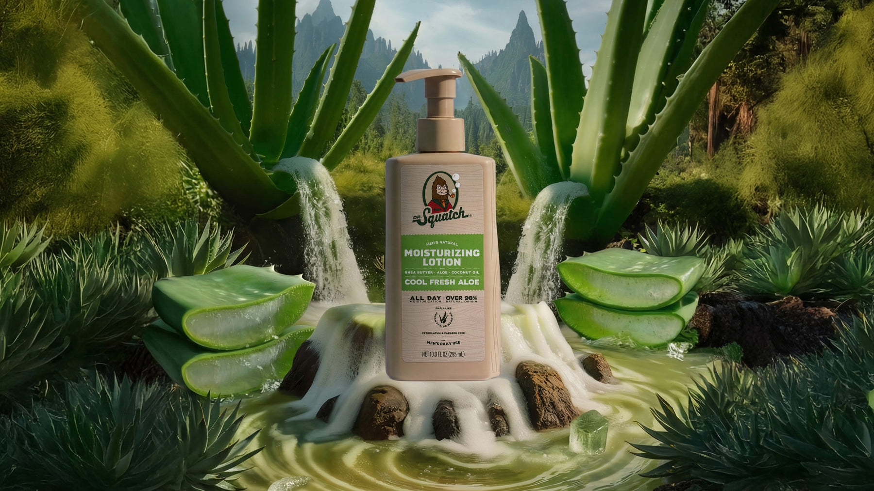 Cool Fresh Aloe Lotion - Portable Soap-Ritual