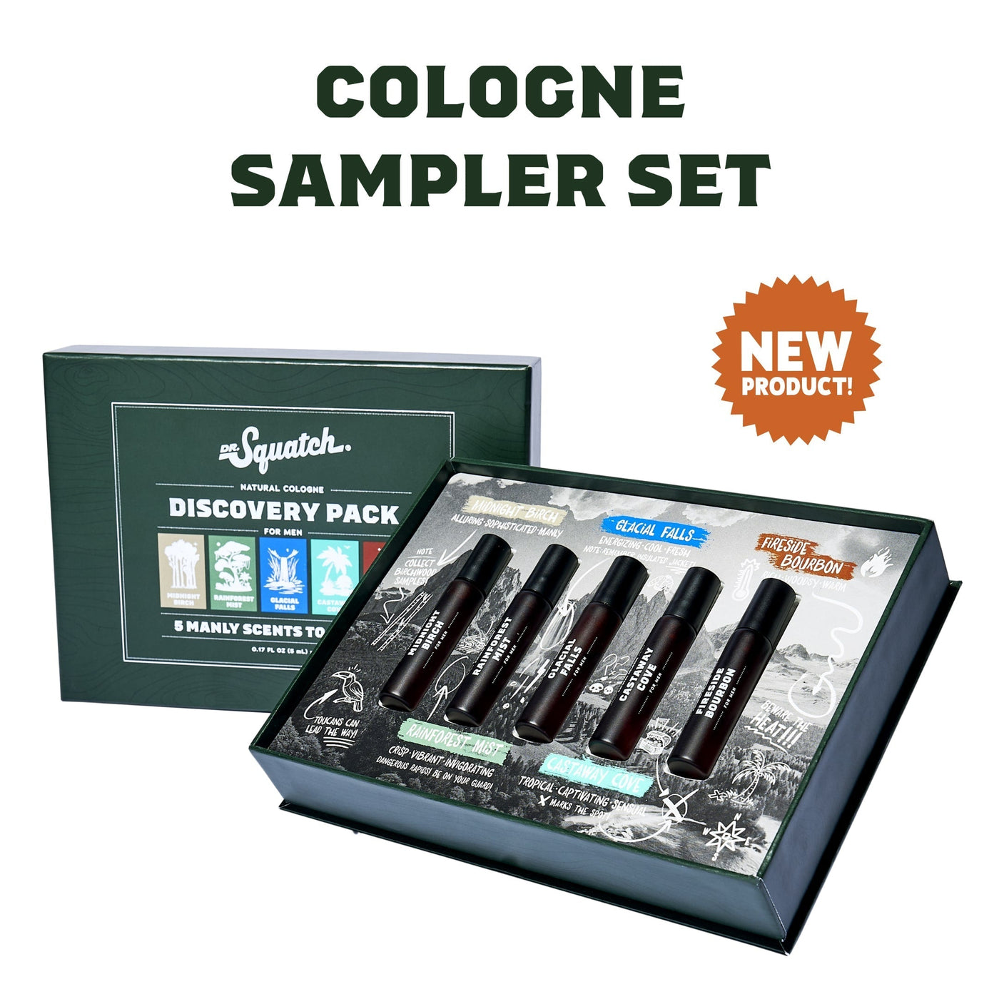 Cologne Sampler Set - Camp Bottle-Starter