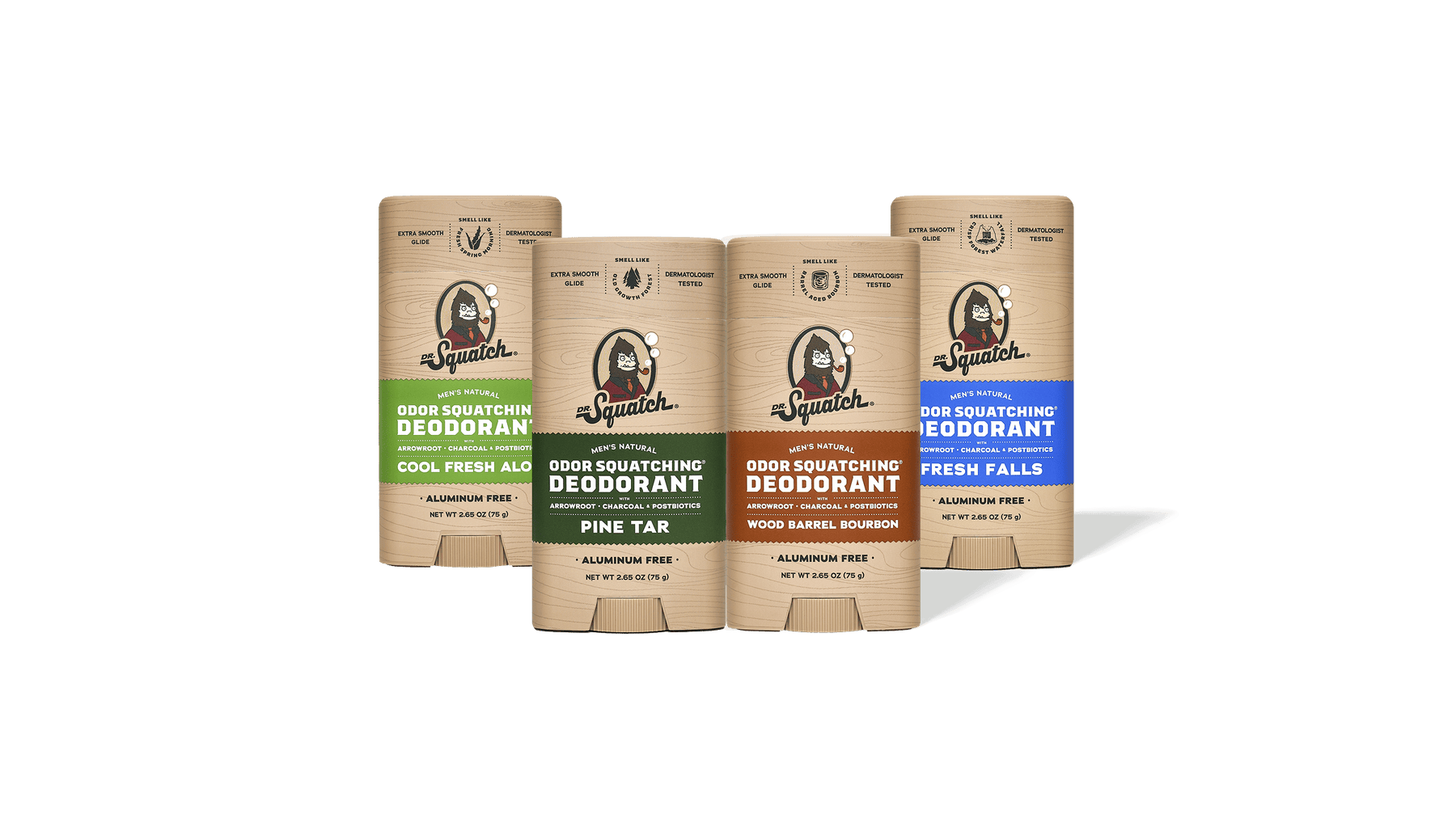 Deodorant 4-Pack - Easy Starter-Kit