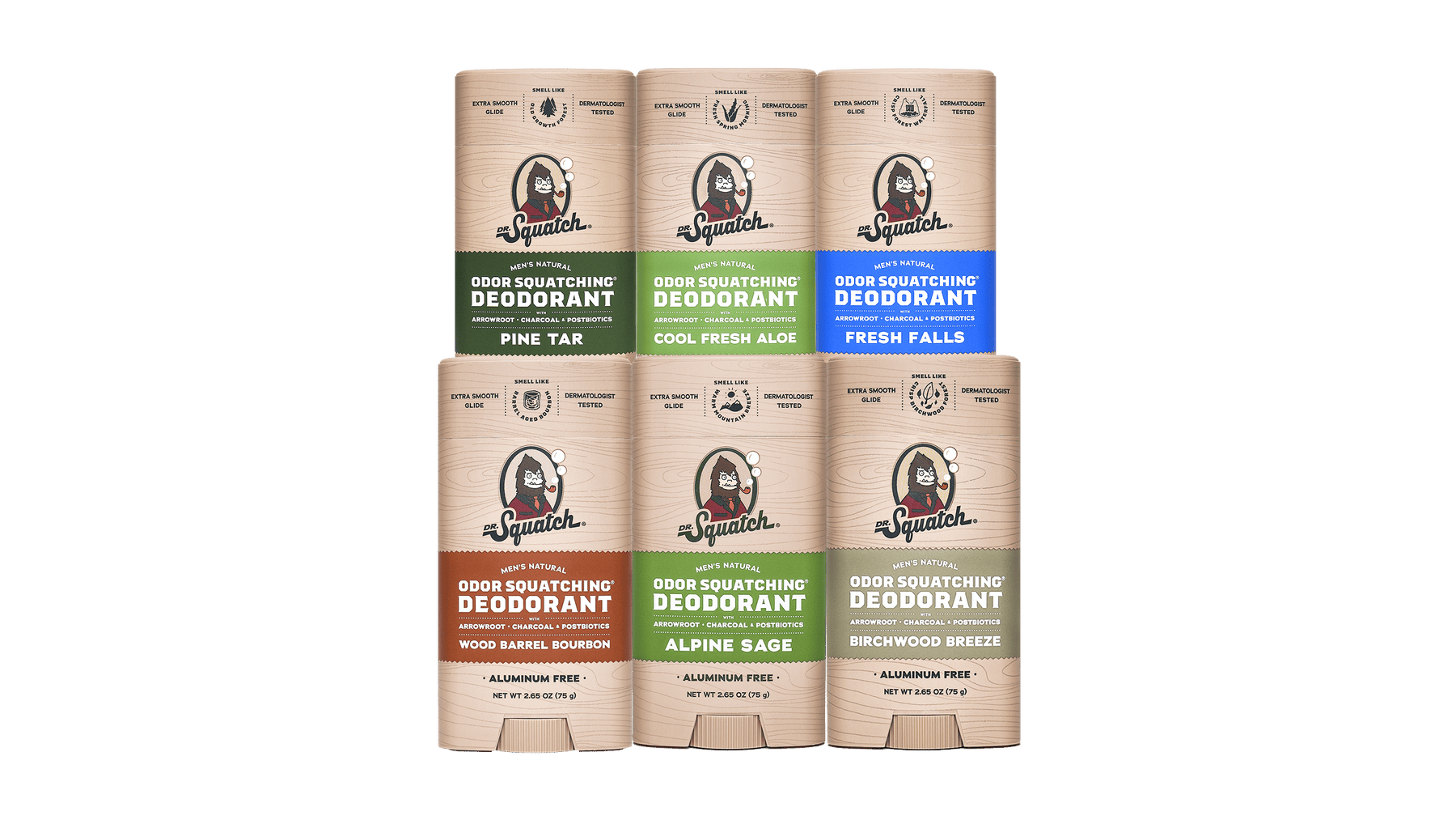 Deodorant 6-Pack - On-the-Go Starter-Choice