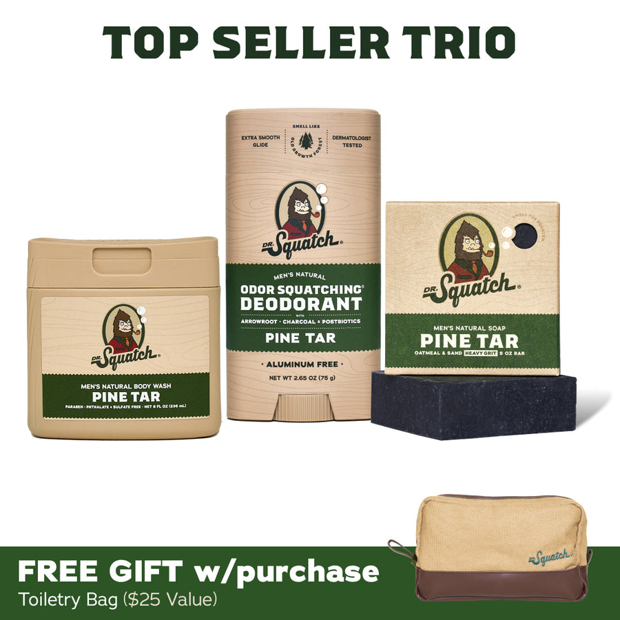 Soap, Deo, Body Wash + GWP Bag - Pine Tar - Morning Hydration-Bundle