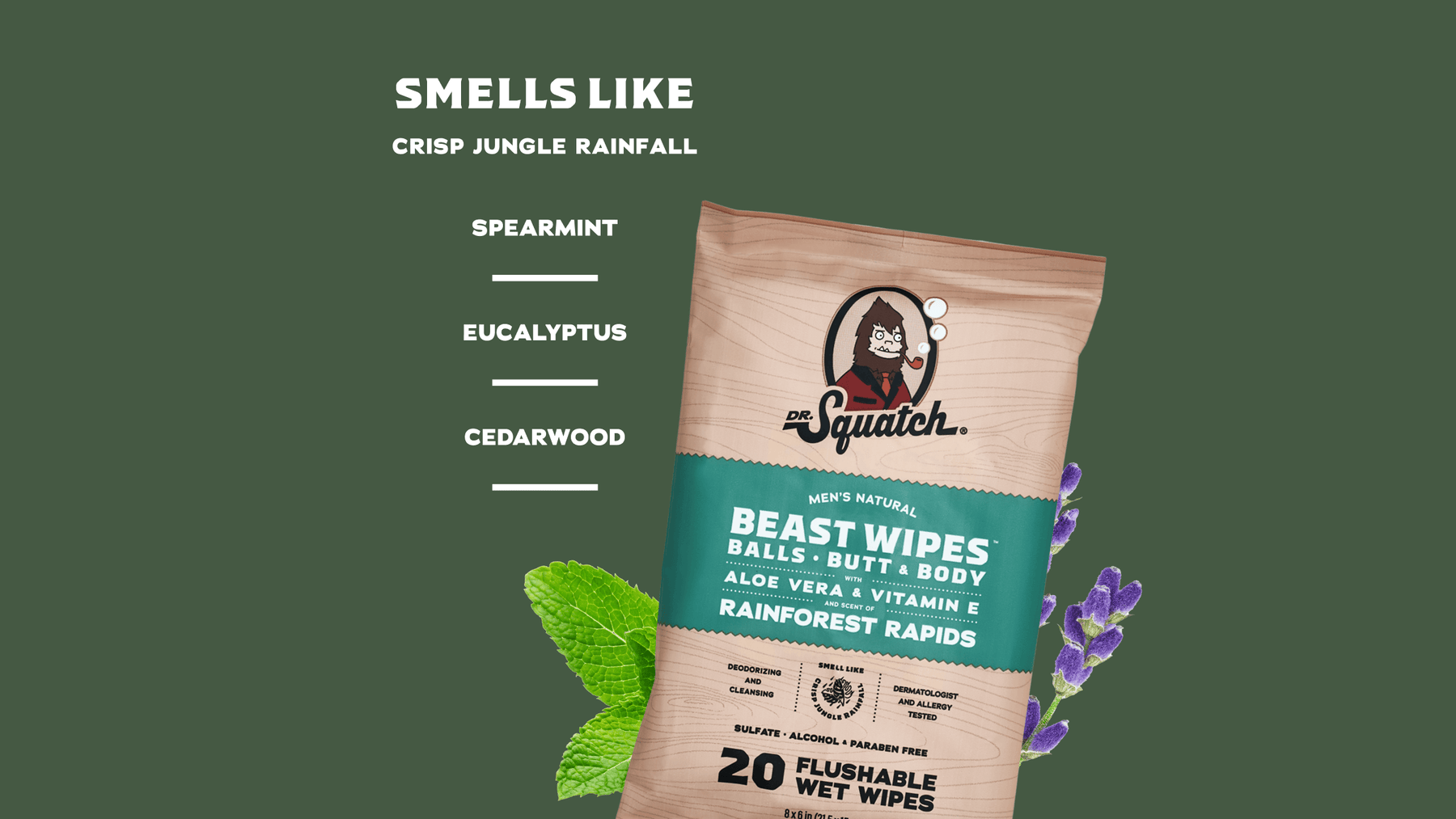 Rainforest Rapids Wipes - Durable Clean-Finish
