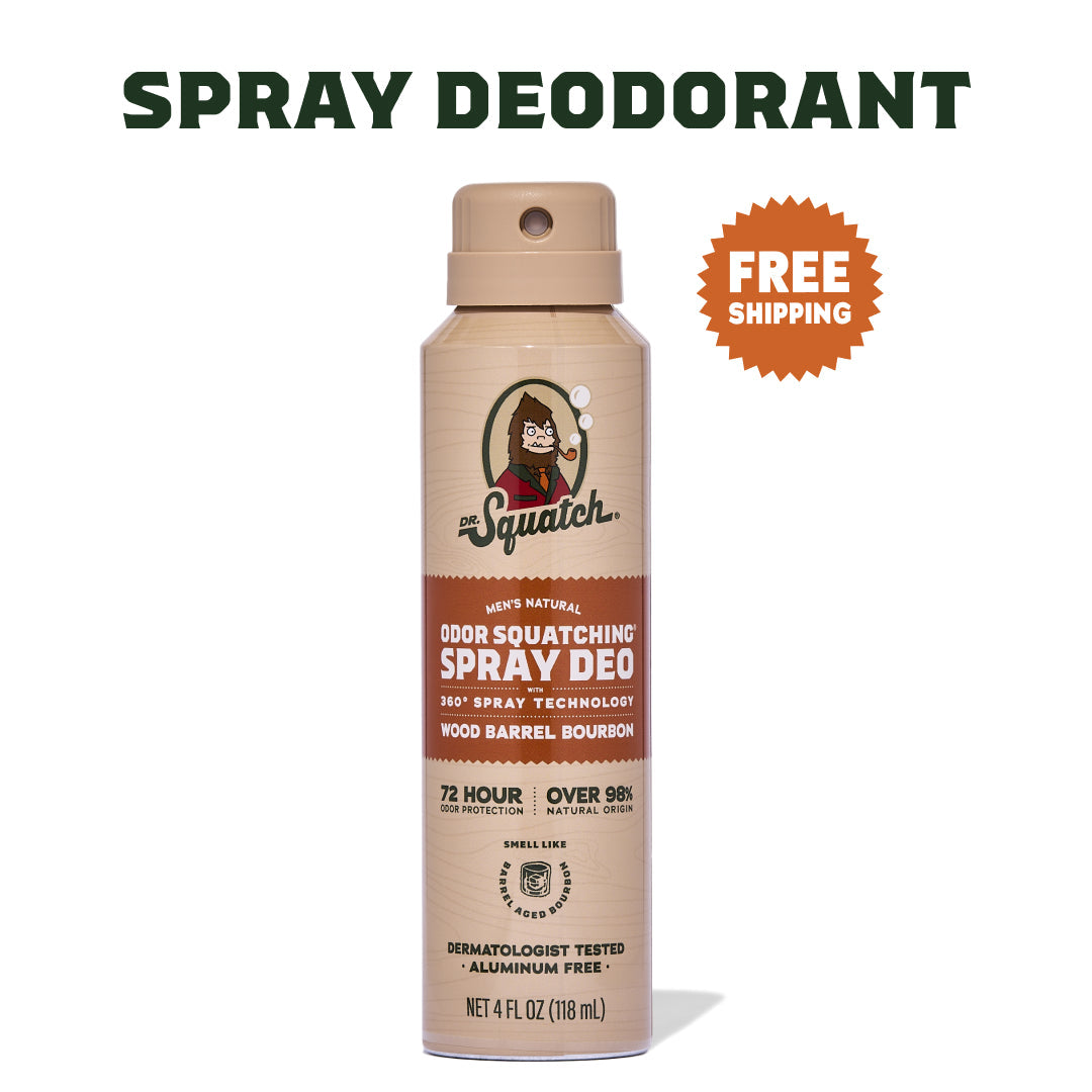 Wood Barrel Bourbon Spray Deo - Relaxed Starter-Kit