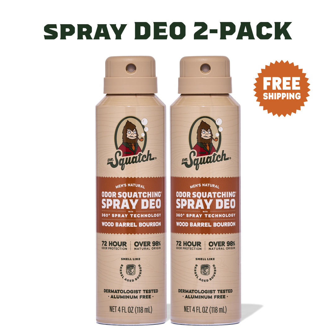 Wood Barrel Bourbon 2-Pack Spray Deo - Ready Hydration-Kit