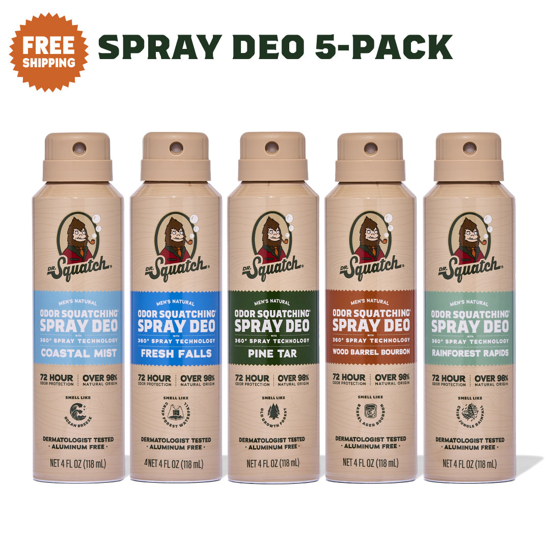 Spray Deo 5-Pack - Simple Daily-Kit
