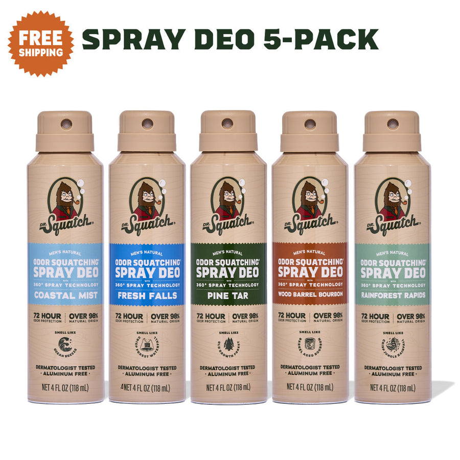 Spray Deo 5-Pack - Simple Daily-Kit