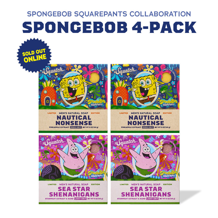 SpongeBob 4-Pack - Smart Hydration-Kit