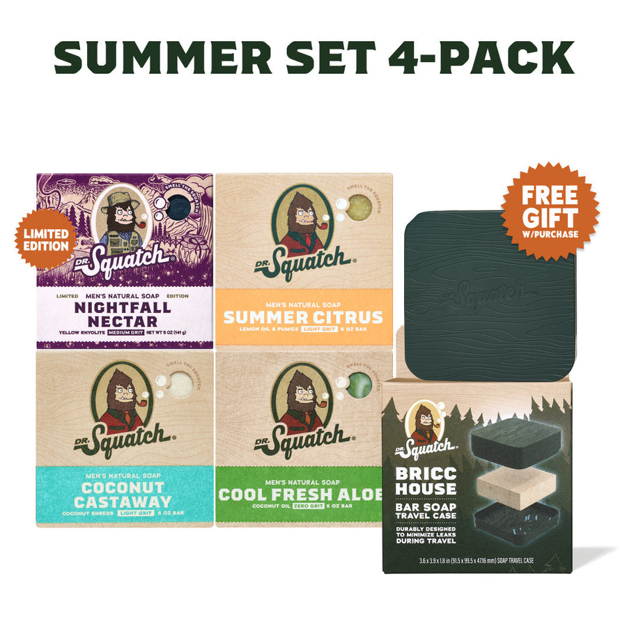 Summer Set 4-Pack + GWP Travel Case V1 - Bright First-Choice
