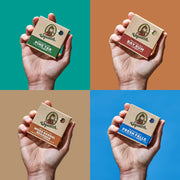 Woodsy 4-Pack Natural Bar Soap - On-the-Go Starter-Kit
