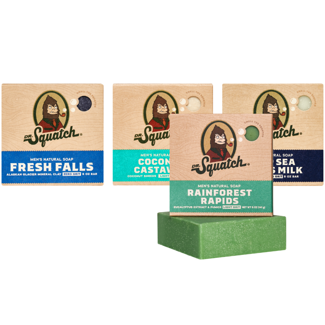 Fresh 4-Pack Natural Bar Soap - Handy Easy-Bundle