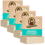 4-Pack Coconut Castaway Natural Bar Soap - Outdoor Starter-Pack