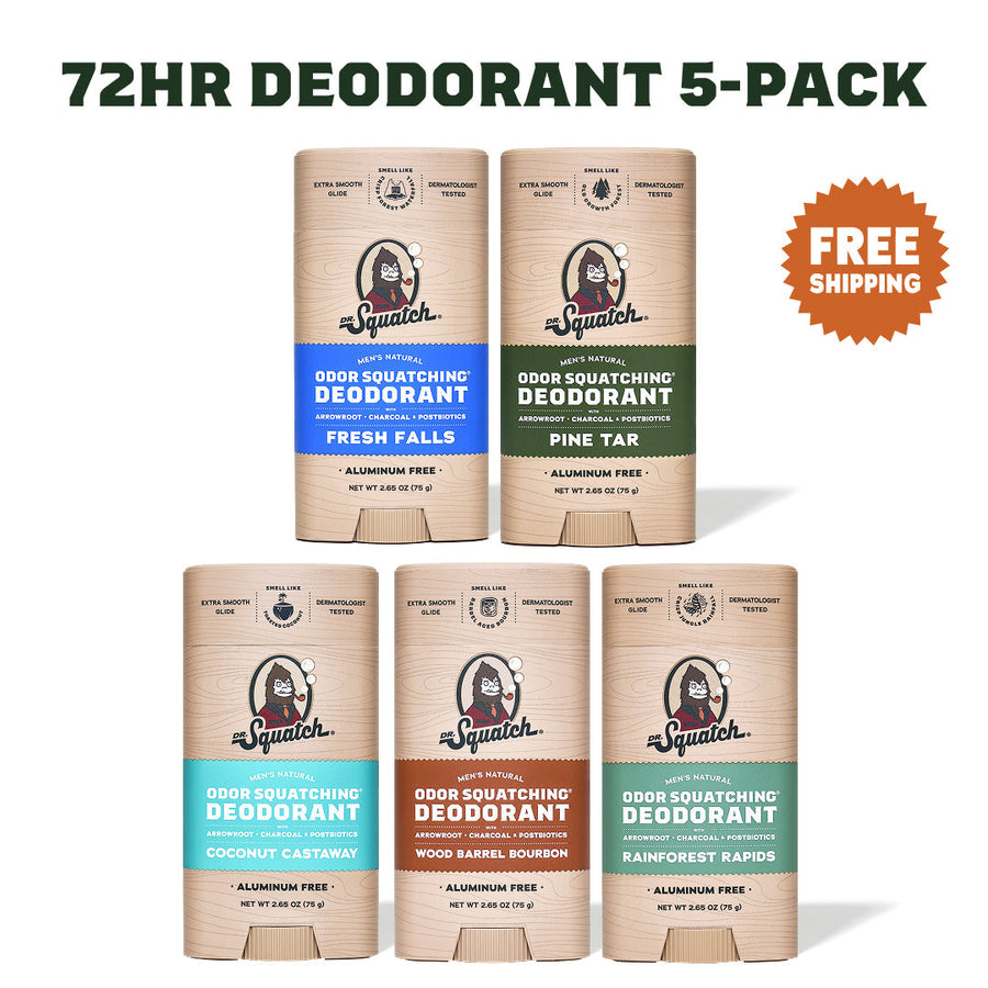 Fan Favorites Deodorant 5-Pack - Premium Starter-Pack