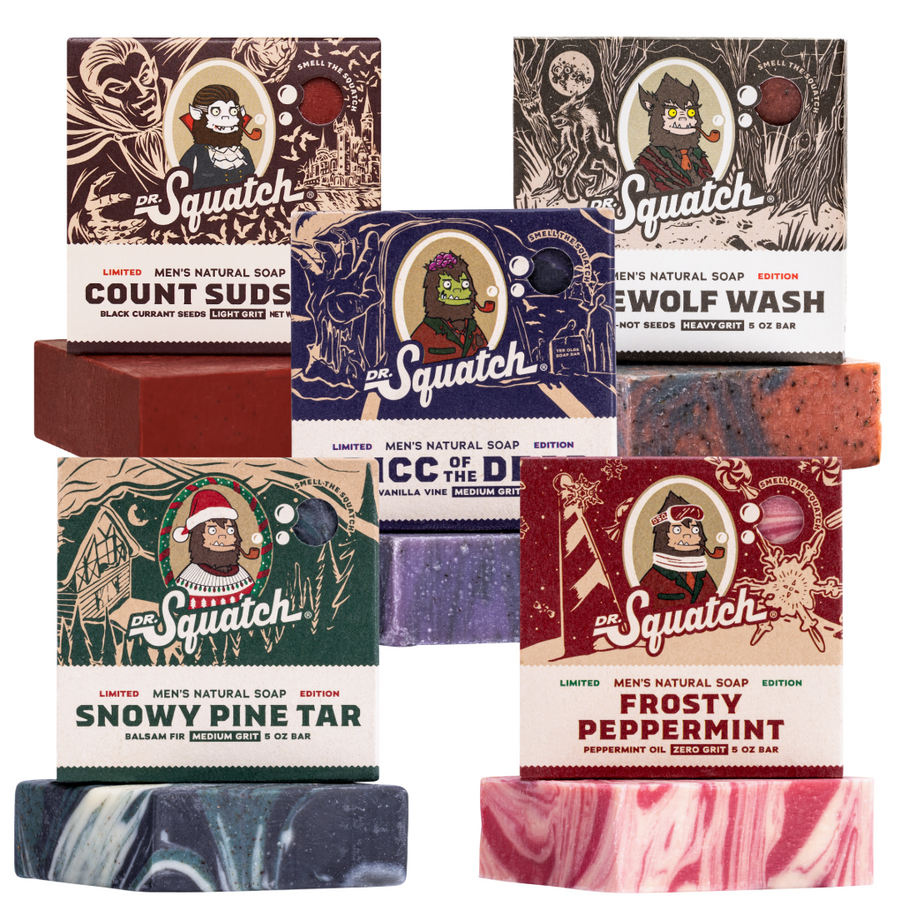 Holiday Hangover 5-Pack Natural Bar Soap - Essential Daily-Start