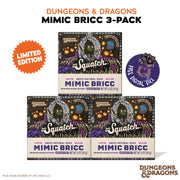 Dungeons & Dragons Mimic Bricc 3-Pack - Dr. Squatch Exclusive Limited Edition Bar Soap - Urban Hydration-Kit
