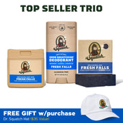 Soap, Deo, Body Wash + GWP Dr. Squatch Hat - Home Daily-Start