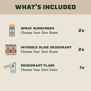 Festival Set + Deo Flask - Camp Suds-Care