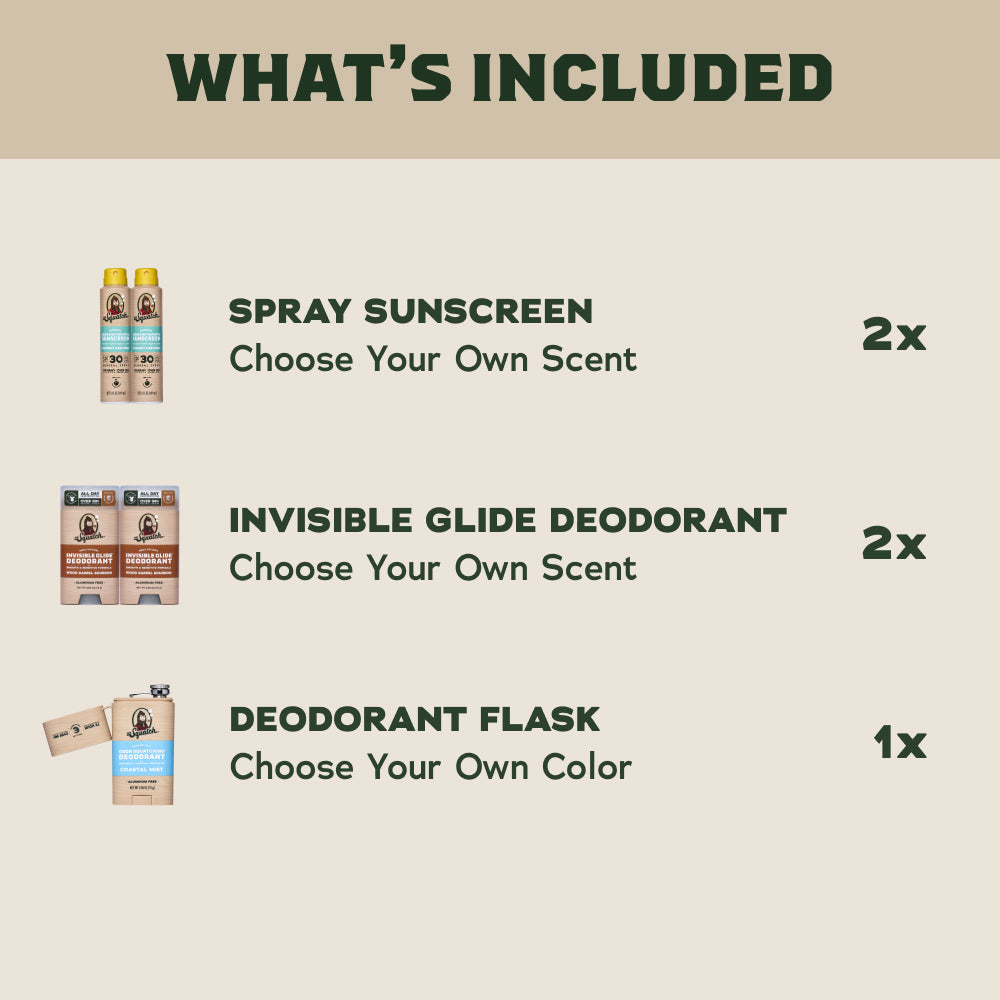 Festival Set + Deo Flask - Camp Suds-Care
