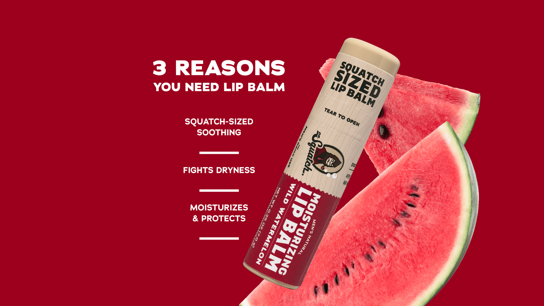 Wild Watermelon Lip Balm - Daily Shower-Ready
