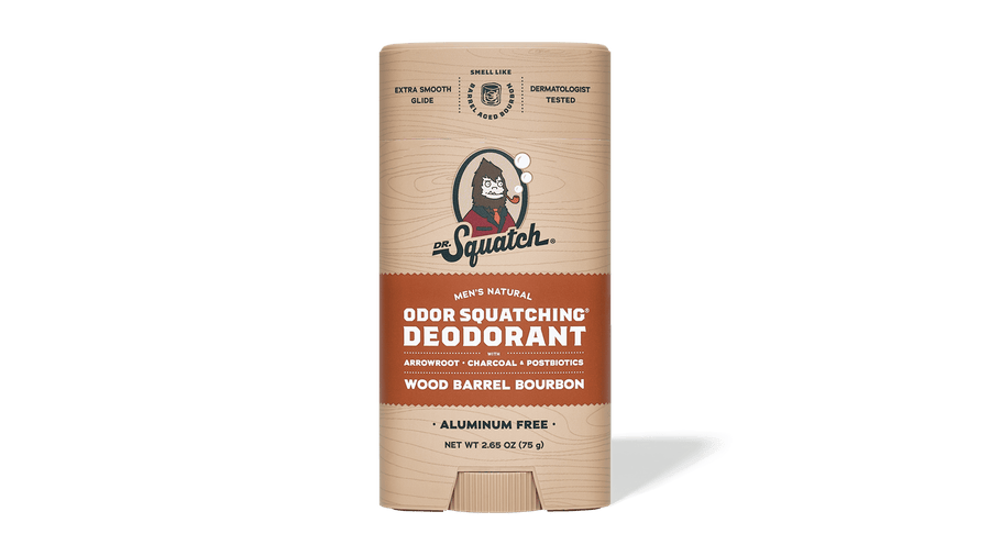 Wood Barrel Bourbon Deodorant - Handy Rinse-Ready
