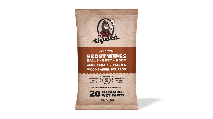 Wood Barrel Bourbon Wipes - Journey Easy-Grooming