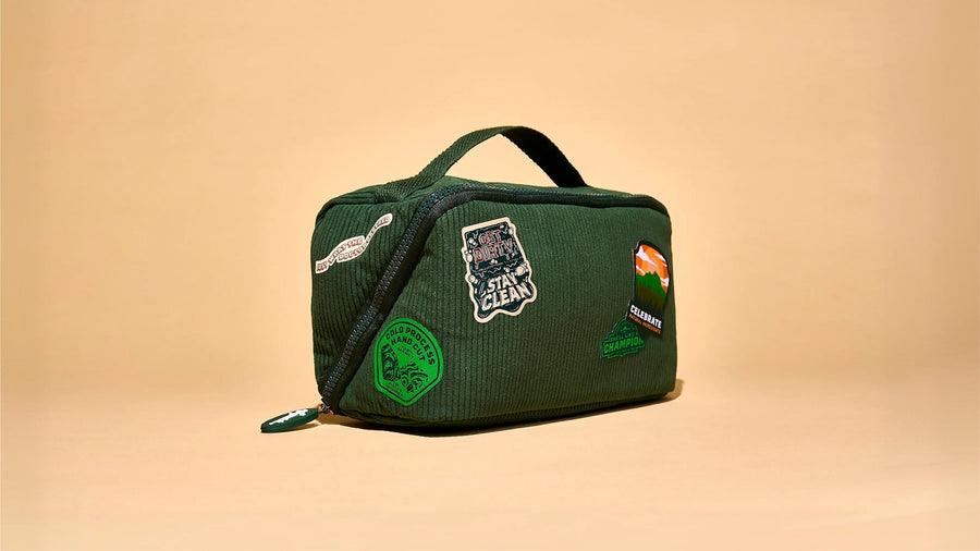 Corduroy Toiletry Bag - Urban Organizer